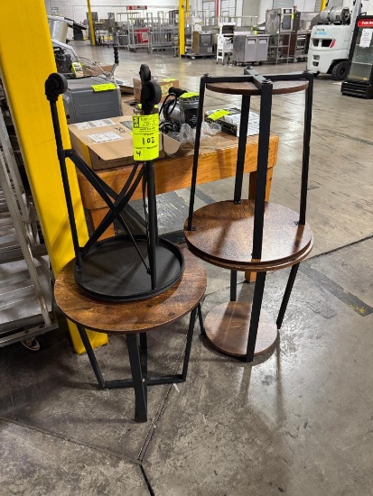 Round side tables