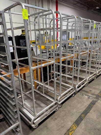 Aluminum tub racks w/ bottom catch tray