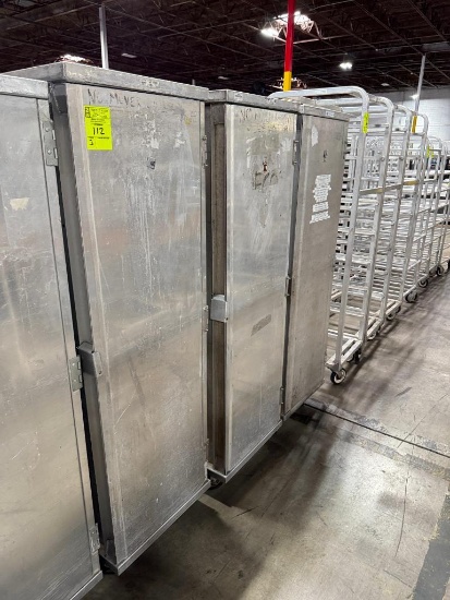 Aluminum transport cabinet