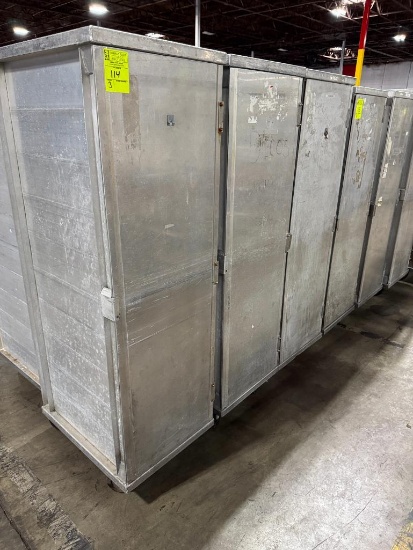 Aluminum transport cabinet