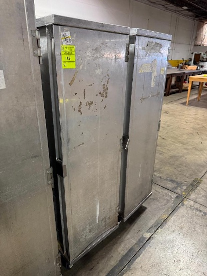 Aluminum transport cabinet
