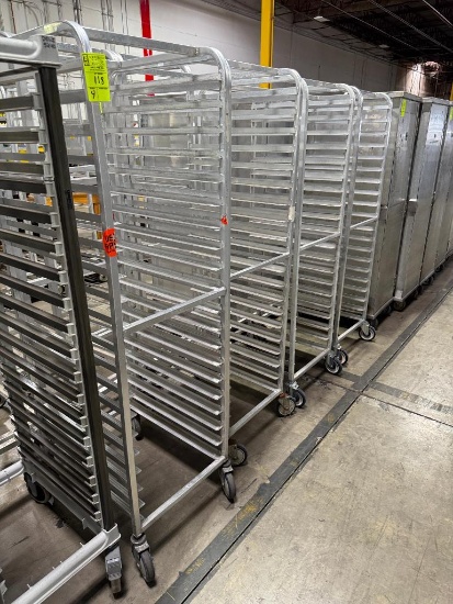 Aluminum tray racks