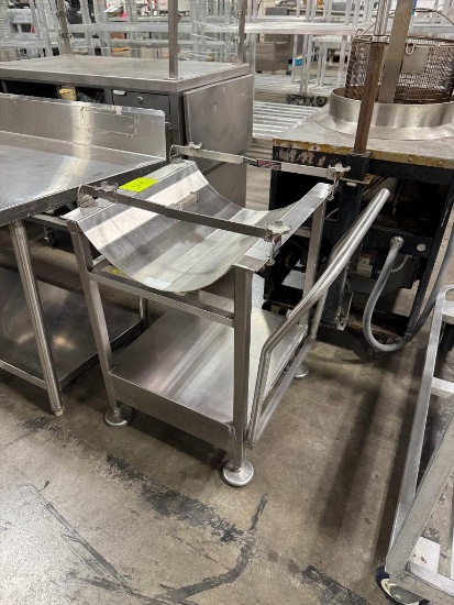 Meat slicer stand