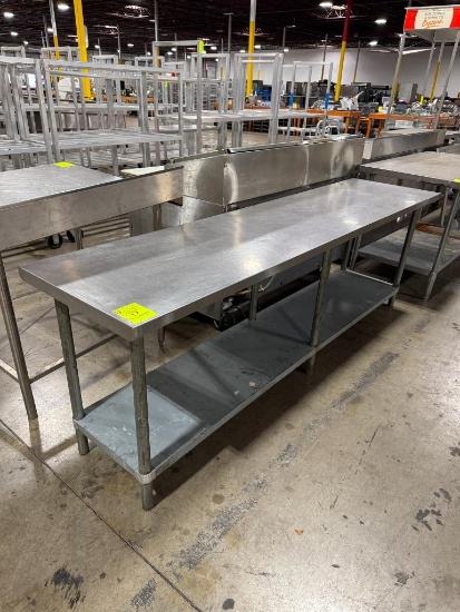 Stainless steel table w/ undershelf
