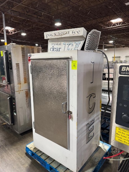 Leer single door ice storage
