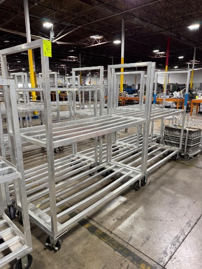 Aluminum 2 tier transport cart