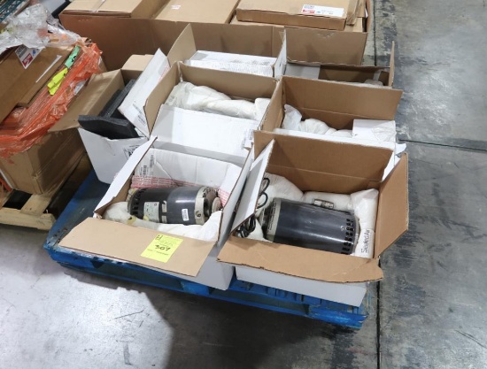 Pallet of pollyphase air over motors