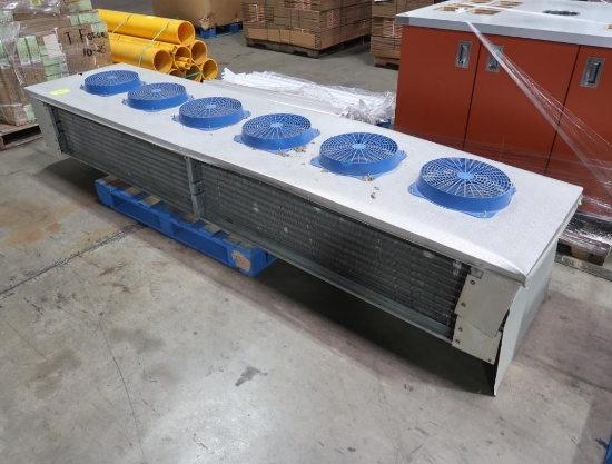 6 fan refrigeration coil