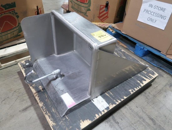 Stainless hand sink