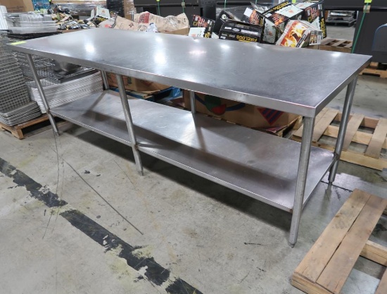 Stainless steel table w/ undershelf
