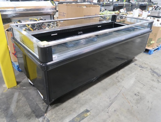 Hussmann display island refrigerator, self-contained, looks new