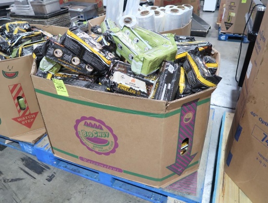 crate of Pine Mountain firelogs