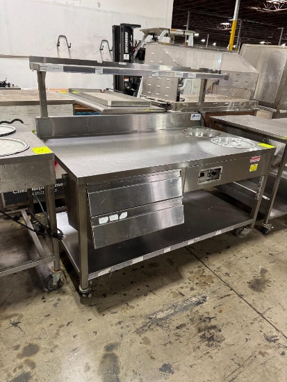 Avalon stainless prep station w/ heated water warmer