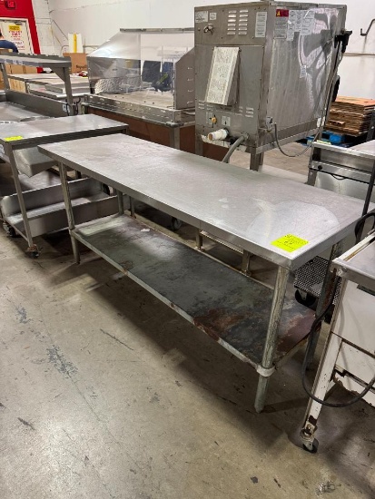 Stainless steel table w/ undershelf