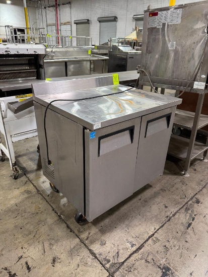 True stainless refrigerator prep station