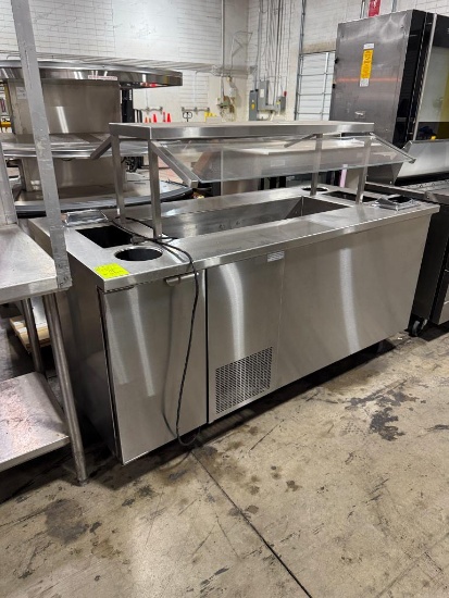 Randell drop-in cold pan self-serve salad bar