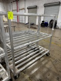 Aluminum 3 tier transport cart