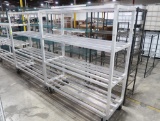 aluminum cooler racks, on casters