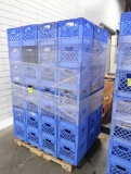 plastic milk crates