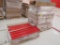 pallets of red Lozier base decks & shelves