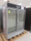 True 2-glass door indoor ice merchandiser, self-contained, new