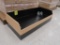 grocery/produce floor merchandiser w/ liner & casters, new