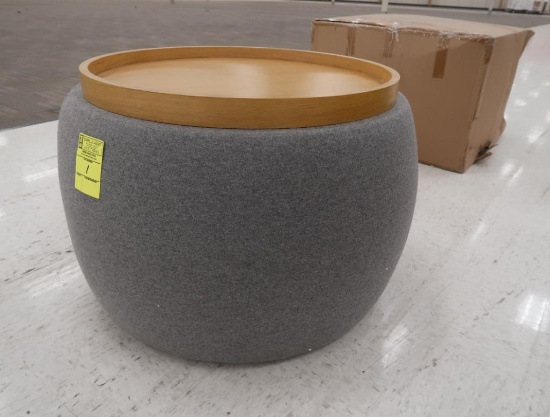 ottoman w/ storage inside, new