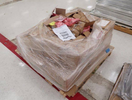 pallet of Lozier peg panel brackets