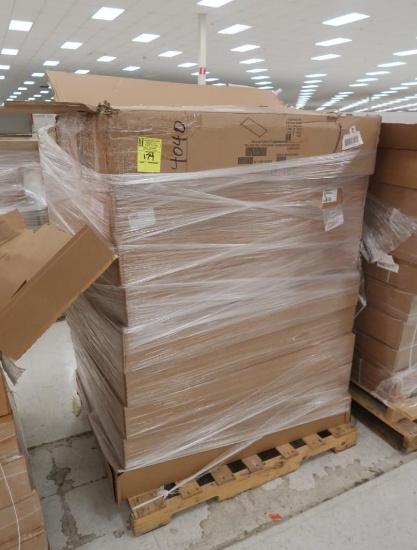 pallet of misc Lozier shelving