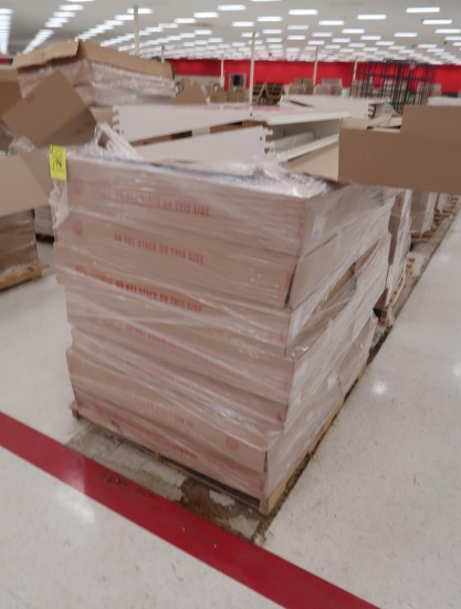 pallet of Lozier shelves