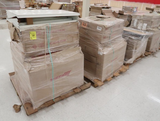 pallets of Lozier shelves