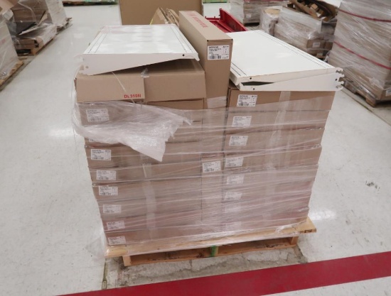 pallet of Lozier shelves