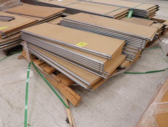 pallet of Lozier storage sheves