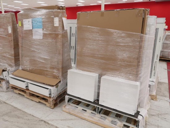 two-sided merchandisers w/ built-in low voltage lighting system