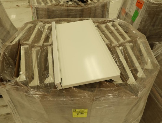 pallet of front-lit 24" shelves for lots 255-259