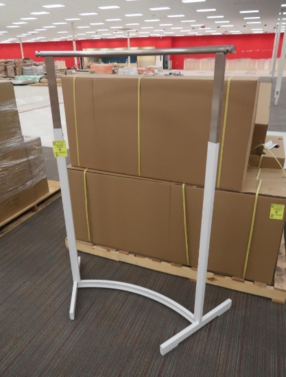 curved hanging racks, variable height, new