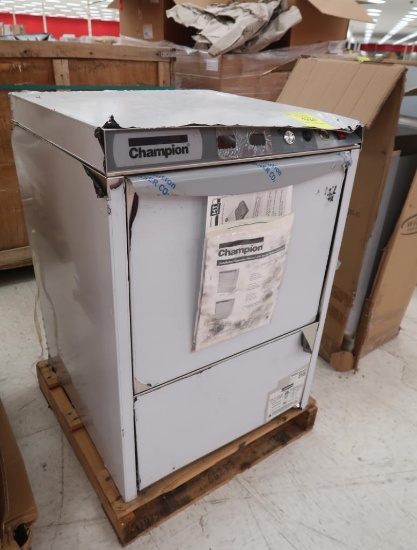 Champion undercounter dishwasher, new but slight damage