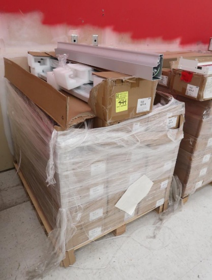 pallet of LED uplight fixtures