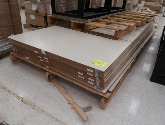 pallet of 3/4" MDF aluminum channels