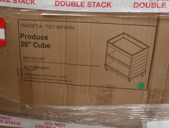 produce 26" cube, new