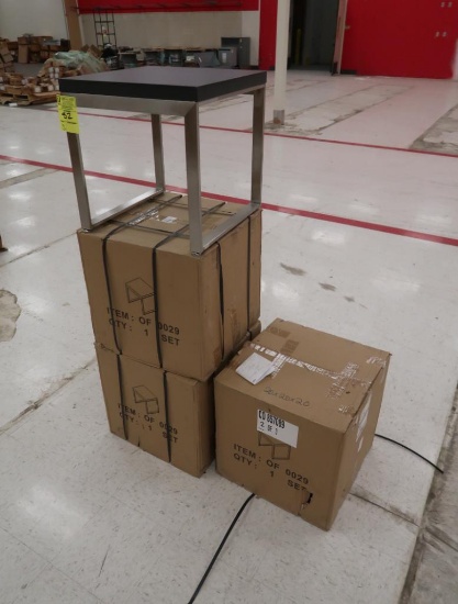 fitting room stools, new