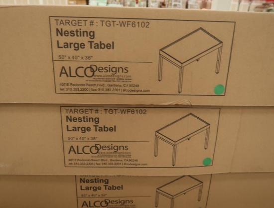 large nesting tables, new