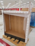 angled bookshelf, new