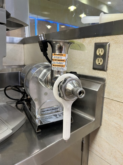 HAMILTON BEACH COMMERCIAL WHEATGRASS JUICER