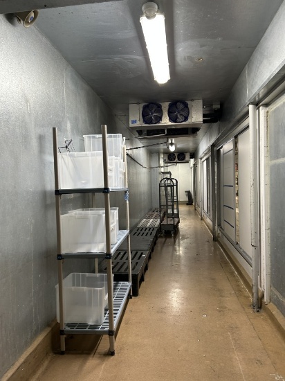 WALK-IN COOLER BOX W/ ONE OPEN WALL FOR REAR-LOAD