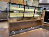 6 DOOR BAKERY SELF SERVE STATION W/ MILLWORK BASE