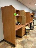 3 STATION MILLWORK DESK RUN
