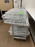 PRODUCE CART W/ WIRE SHELVES
