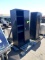 BLACK METAL CABINETS
