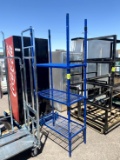 3 TIER BLUE RACK